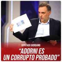Diputado Giordano: “Adorni es un corrupto probado”