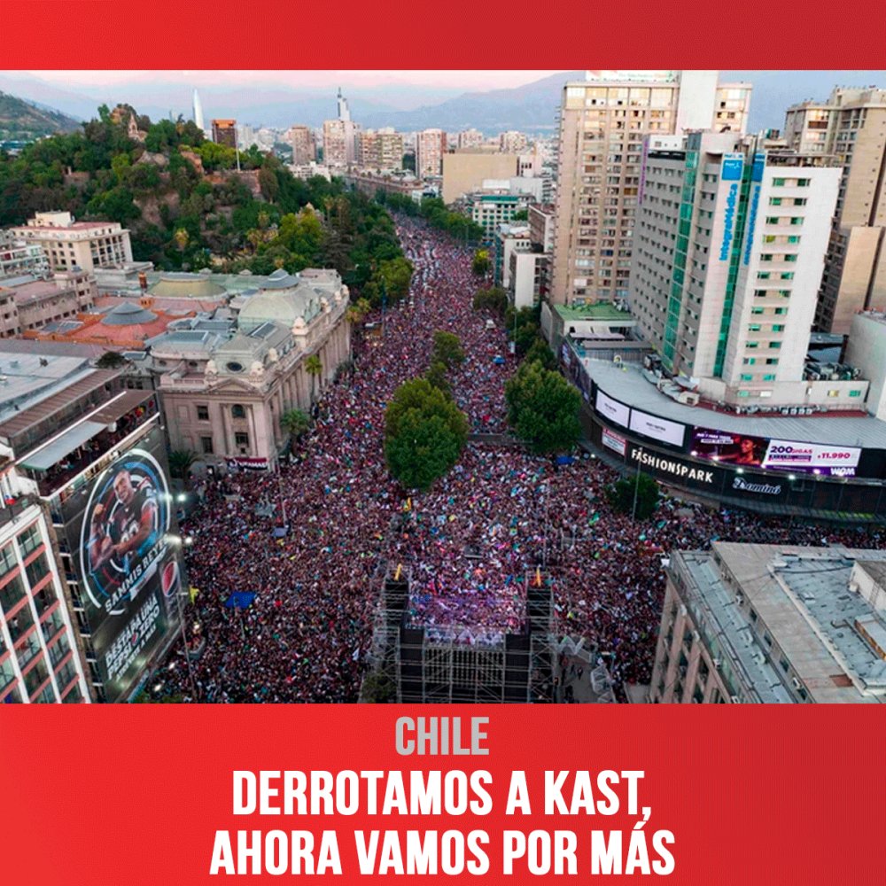 Chile: Derrotamos a Kast, ahora vamos por más