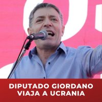 Diputado Giordano viaja a Ucrania