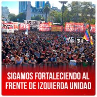 Sigamos fortaleciendo al Frente de Izquierda Unidad
