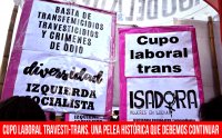 Cupo laboral travesti-trans. Una pelea histórica que debemos continuar