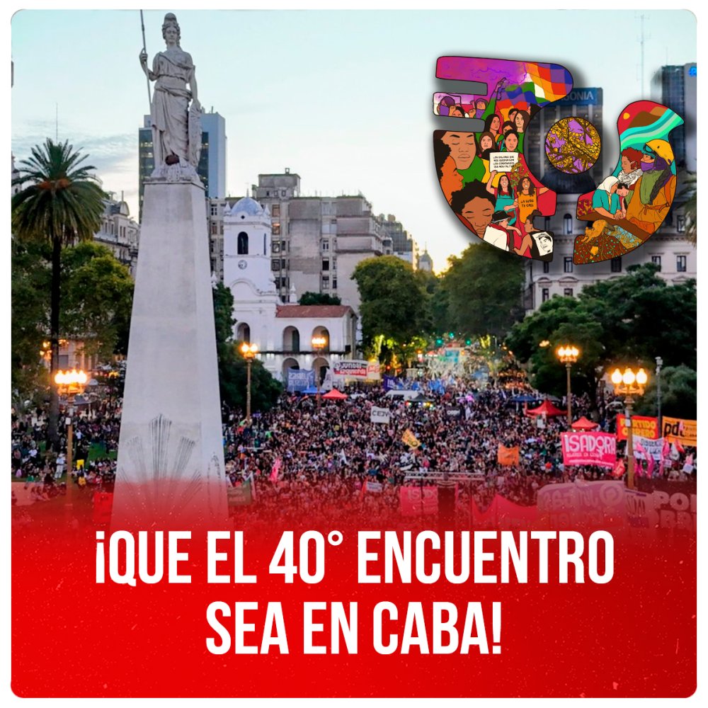 ¡Que el 40° Encuentro sea en CABA!