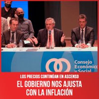 Los precios continúan en ascenso / El gobierno nos ajusta con la inflación