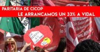 Paritaria de Cicop: Le arrancamos un 33% a Vidal