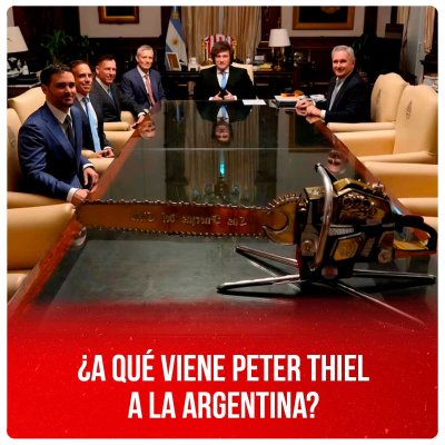 ¿A qué viene Peter Thiel a la Argentina?