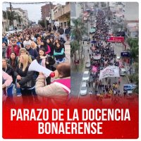 Parazo de la docencia bonaerense