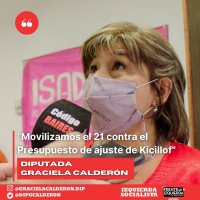 “Movilizamos el 21 contra el Presupuesto de ajuste de Kicillof”