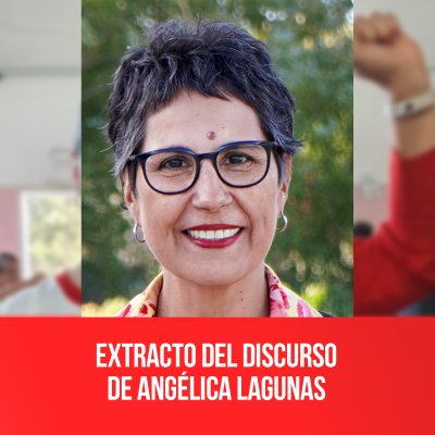 Extracto del discurso de Angélica Lagunas