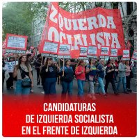 Candidaturas de Izquierda Socialista en el Frente de Izquierda