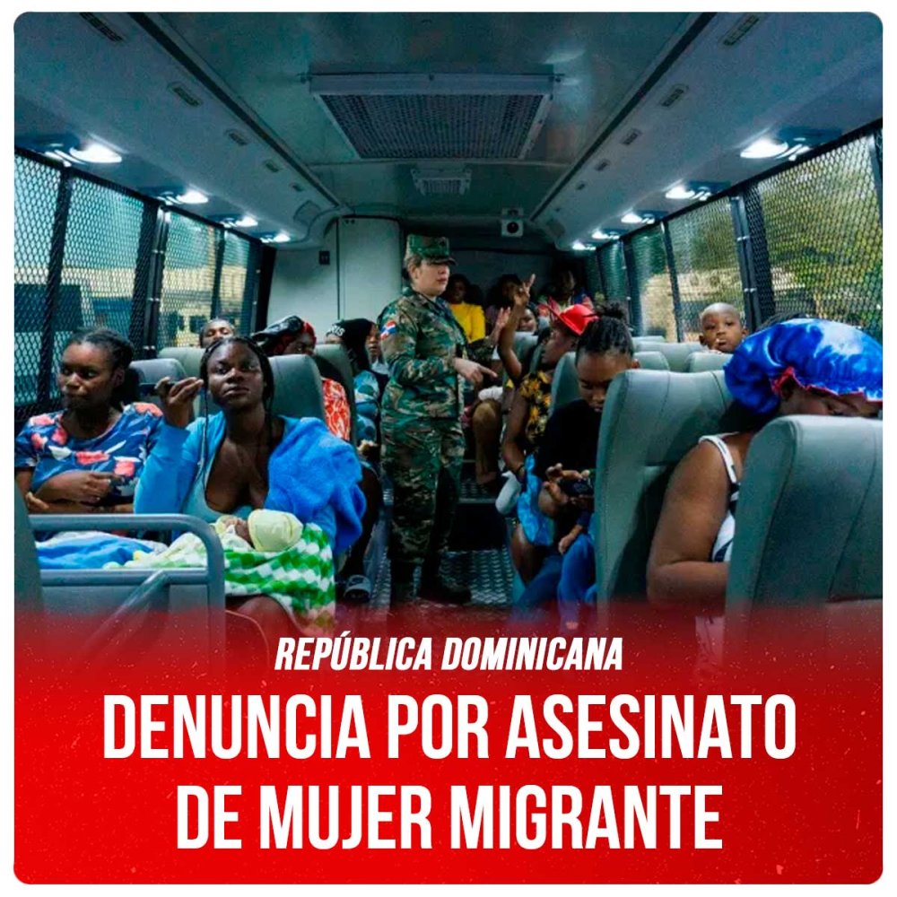 República Dominicana / Denuncia por asesinato de mujer migrante