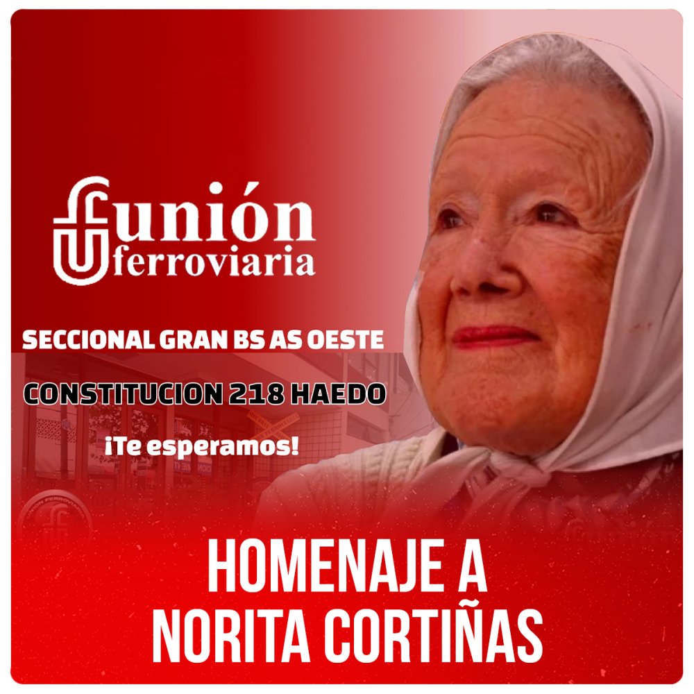 Homenaje a Norita Cortiñas