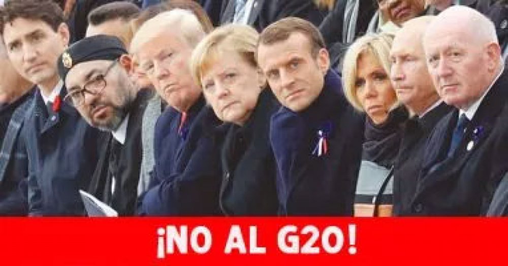 ¡NO AL G20!