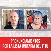 Pronunciamientos por la lista unitaria del FITU