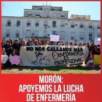 Morón: apoyemos la lucha de enfermería