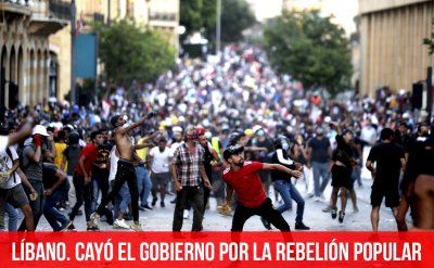 Líbano. Cayó el gobierno por la rebelión popular