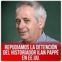 Repudiamos la detención del historiador Ilan Pappé en EE.UU.