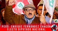 Perú: Enrique Fernández Chacón electo diputado nacional