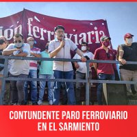 Contundente paro ferroviario en el Sarmiento