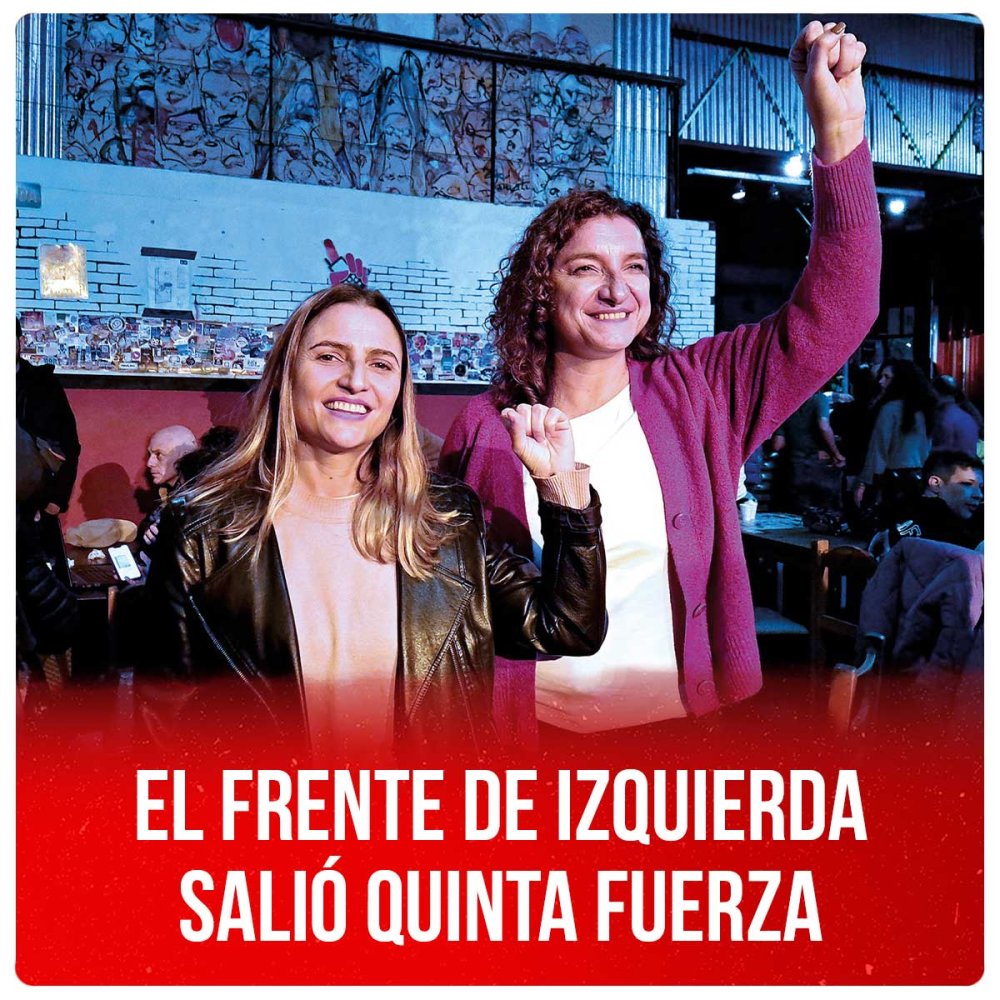 El Frente de Izquierda salió quinta fuerza