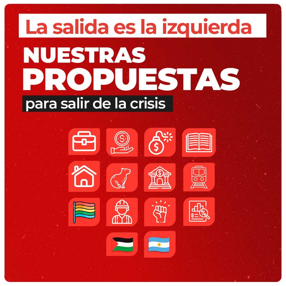 Nuestras propuestas para salir de la crisis