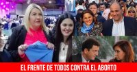 El Frente de Todos contra el aborto