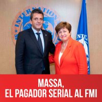 Massa, el pagador serial al FMI