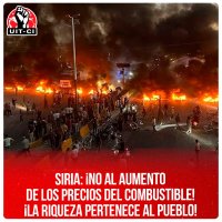 Siria: ¡No al aumento de los precios del combustible! ¡La riqueza pertenece al pueblo!