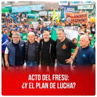 Acto del FreSU: ¿Y el plan de lucha?