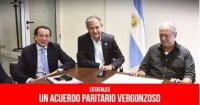 Estatales: Un acuerdo paritario vergonzoso