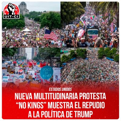 Estados Unidos / Nueva multitudinaria protesta “No Kings” muestra el repudio a la política de Trump