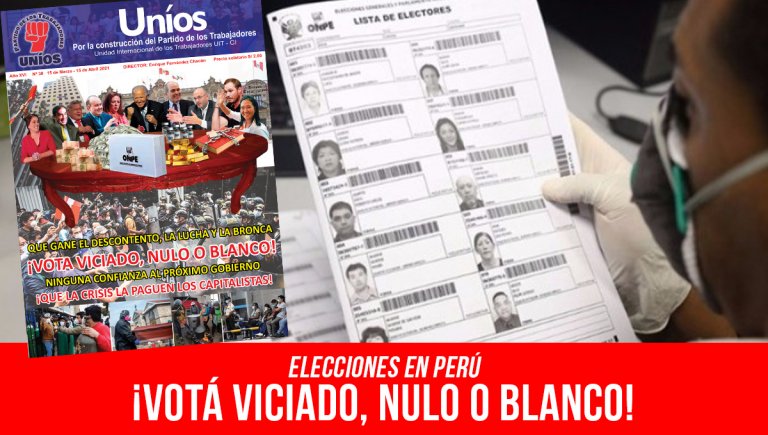 Elecciones En Peru Vota Viciado Nulo O Blanco