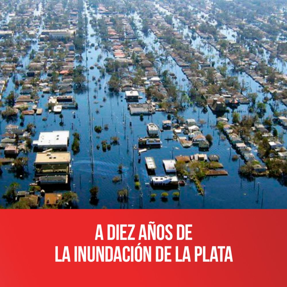 A diez años de la inundación de La Plata