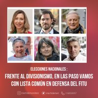 Frente al divisionismo, en las PASO vamos con lista común en defensa del FIT-U