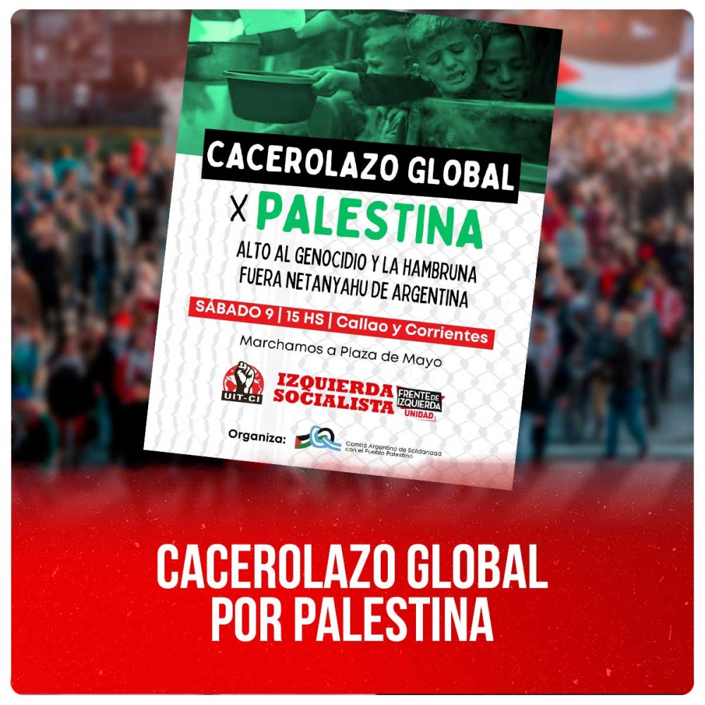 Cacerolazo global por Palestina