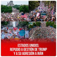 Estados Unidos: Repudio a gestión de Trump y a su agresión a Irán