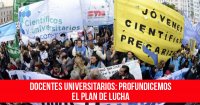 Docentes Universitarios: Profundicemos el plan de lucha