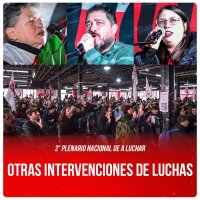2° Plenario Nacional de A Luchar / Otras intervenciones de luchas