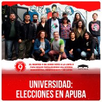 Universidad: elecciones en Apuba
