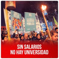 Sin salarios no hay universidad