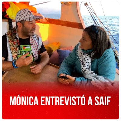 Mónica entrevistó a Saif