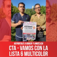 Reportaje a Roger y Angélica / CTA - Vamos con la lista 6 Multicolor