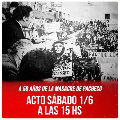 Acto a 50 años de la Masacre de Pacheco