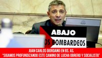 Juan Carlos Giordano en Bs. As. “Sigamos profundizando este camino de lucha obrero y socialista”