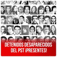 Detenidos desaparecidos del PST ¡PRESENTES!