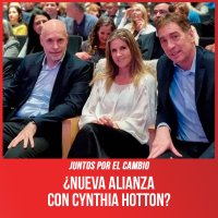 Juntos por el cambio / ¿Nueva alianza con Cynthia Hotton?