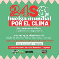 Viernes 24S - Candidata Mercedes Trimarchi en la huelga mundial por el clima
