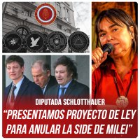 Diputada Schlotthauer  “Presentamos proyecto de ley para anular la SIDE de Milei”
