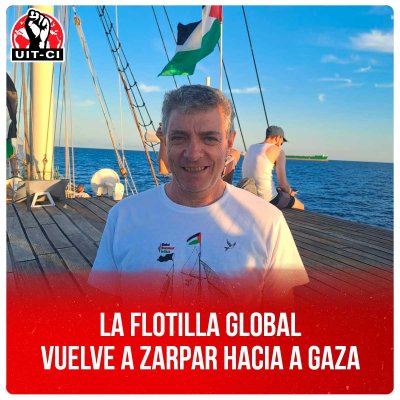 La Flotilla Global vuelve a zarpar hacia a Gaza