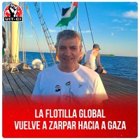 La Flotilla Global vuelve a zarpar hacia a Gaza
