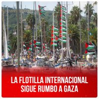 La Flotilla internacional sigue rumbo a Gaza